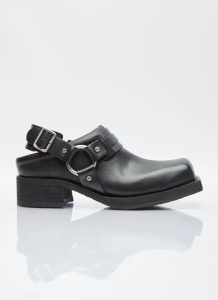 Buckle Leather Shoes