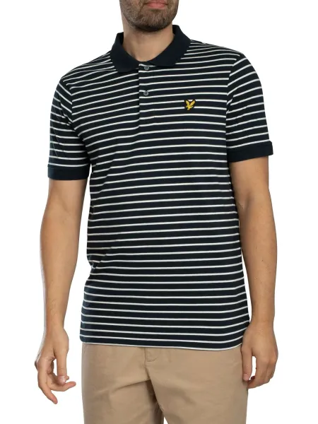 Lyle & Scott Pique Breton Polo Shirt