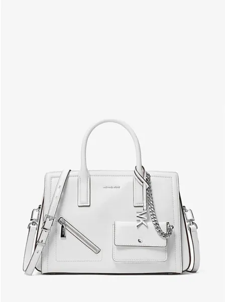 Laila Medium Leather Satchel with Card Case