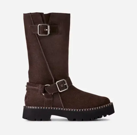 Ugg Uptowner Biker Boot, Polyester/Leather/Wool