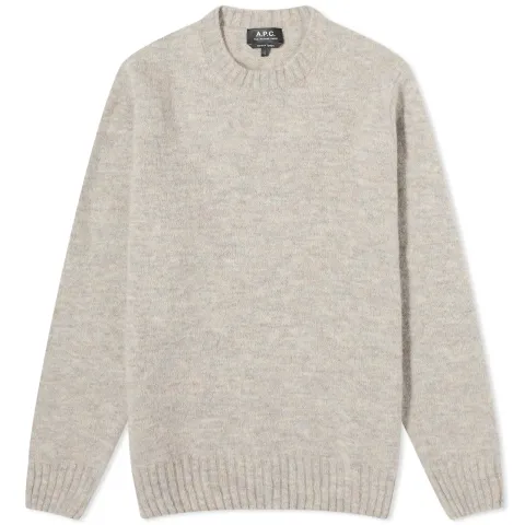 A.P.C. Lucas Brushed Alpaca Crew Knit