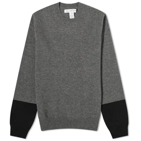 Comme des Garcons SHIRT Contrast Cuff Crew Knit
