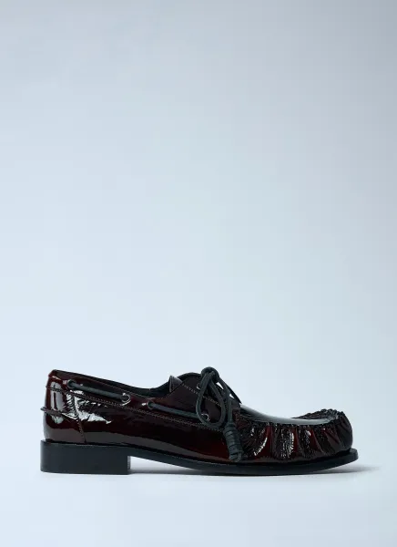 Patent Lace-up Shoes
