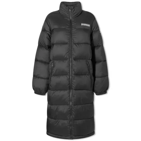 Box Logo Long Puffer Jacket
