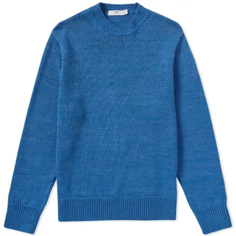 Inis Meáin Solid Linen Crew Knit