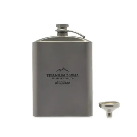 Titanium Hip Flask