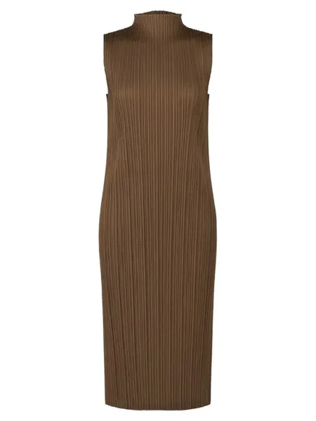 Pleats Please Tunic Brown