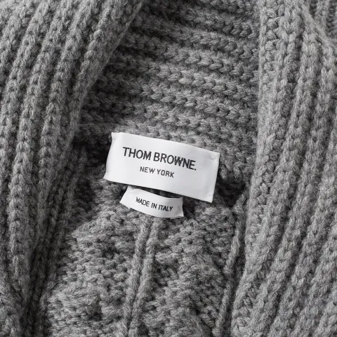 Shawl Collar Aran Cardigan