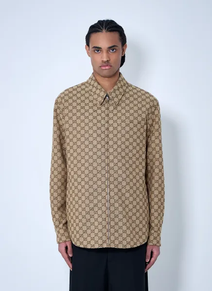 GG Canvas Overshirt
