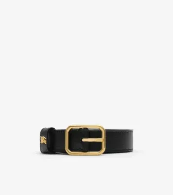 Leather Knight Belt in Black