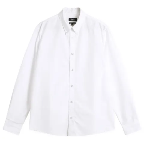 A.P.C. Greg Logo Button Down Oxford Shirt