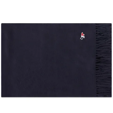 Maison Kitsuné Tricolor Fox Wool Scarf