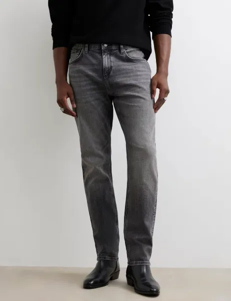 River Island Slim Fit Cotton Rich Stretch Jeans Grey
