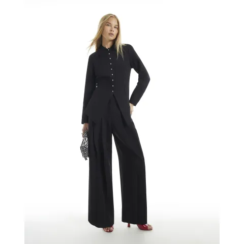 River Island Wide Leg Tailored Trousers