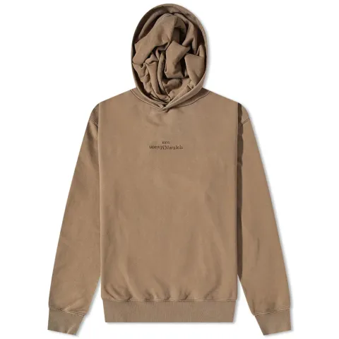 Embroidered Text Logo Hoodie