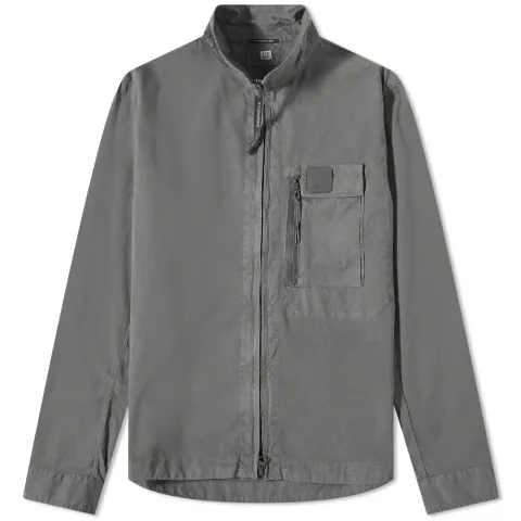 Metropolis Patch Logo Zip Overshirt