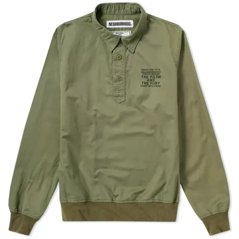 Pullover Slub Shirt