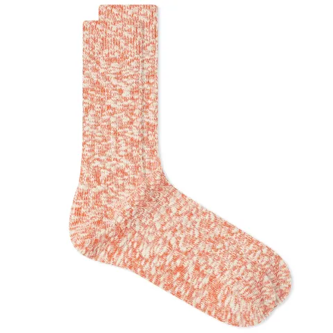 Light Slub Crew Sock