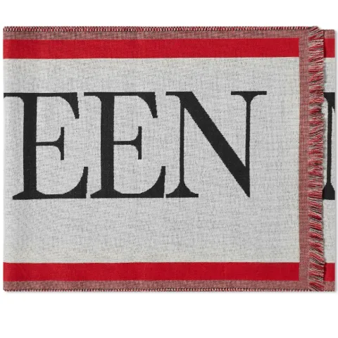 Oversize Logo Scarf