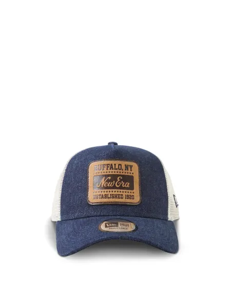 New Era Patch Denim Trucker Cap