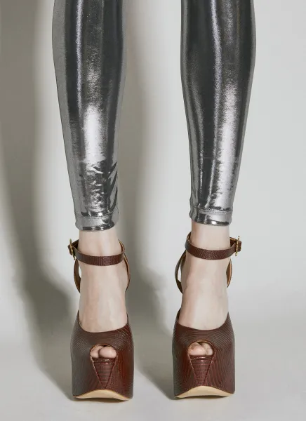 Vargas Elevated Platform Peep Toe Heels