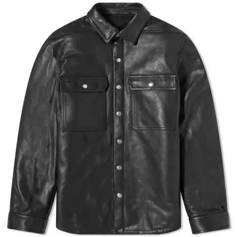 Leather Overshirt