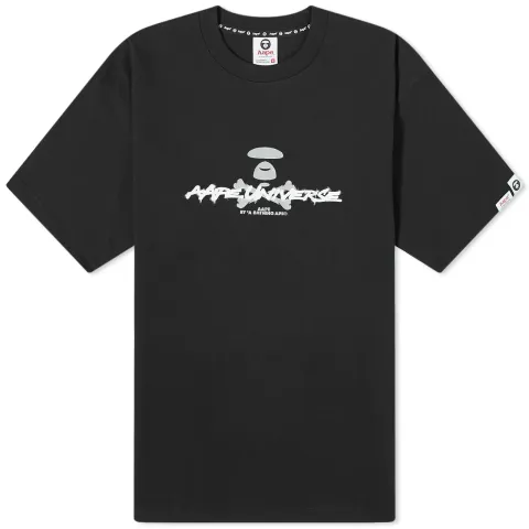 AAPE Graffiti Ble Camo T-Shirt