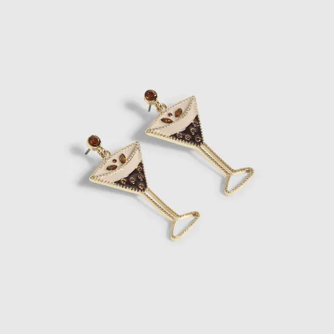 River Island Espresso Martini Earrings
