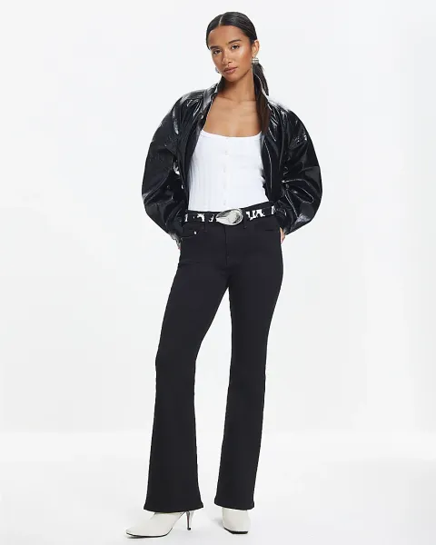 River Island Petite Mid Rise Bootcut Jeans