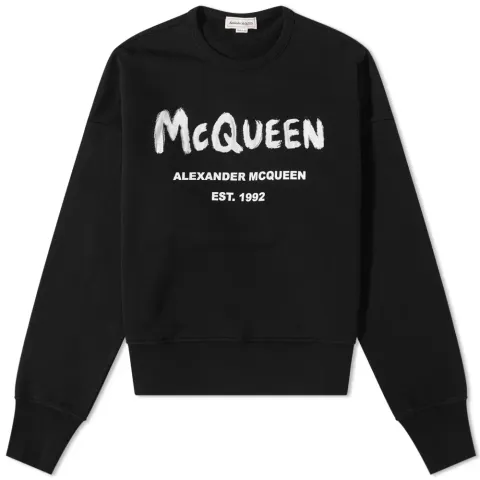 Oversized Graffiti Crew Sweat