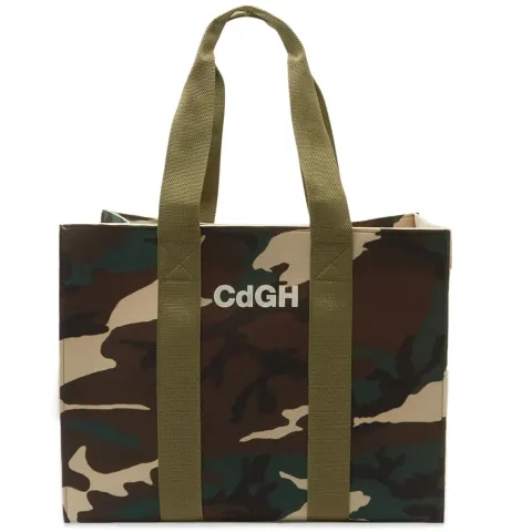 Felt Camo Print Tote