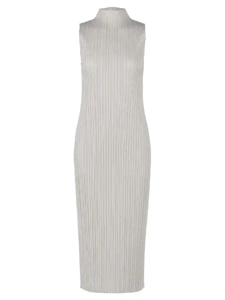 Pleats Please Dress Cool Grey