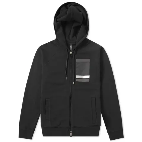 Chest Square Zip Hoody