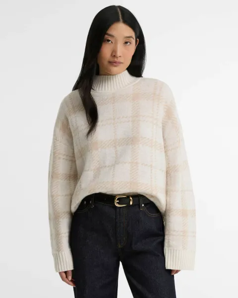 Delilah Tartan Wool Jumper