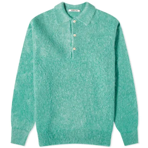 Mohair Knit Polo