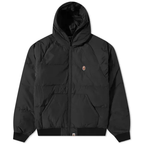 One Point Hoodie Down Jacket