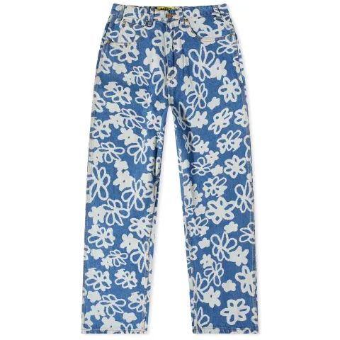 Flowers Denim Pant