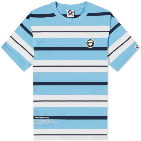 AAPE Badge Stripe Tee
