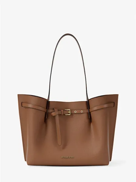 Emilia Large Pebbled Leather Tote Bag