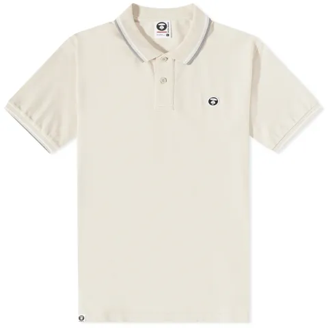 AAPE Now Embroidered Badge Polo