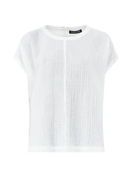 Eileen Fisher Round Neck Boxy Top