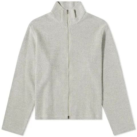 Shrunken Full Zip Knit