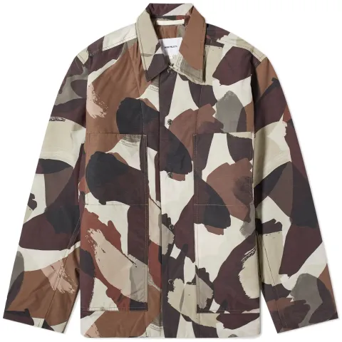 Pelle Camo Nylon Insulated Jacket