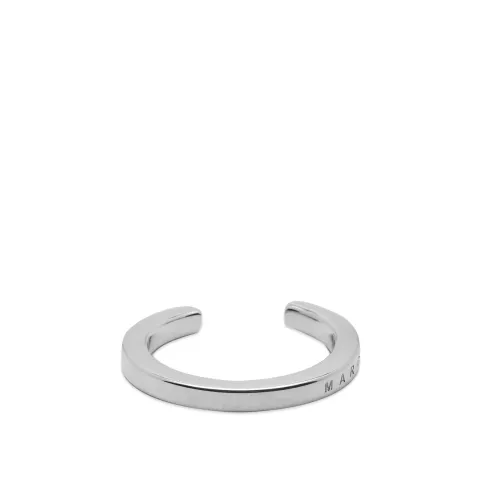 Slim Text Logo Ring