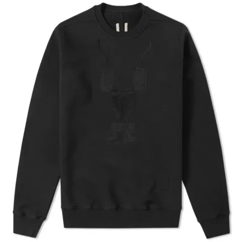 DRKSHDW Embroidered Logo Crew Sweat