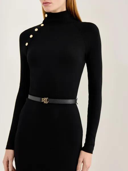 Lauren Ralph Lauren Reversible Skinny Leather Belt