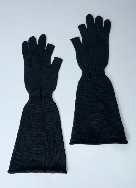 Extended Knit Gloves