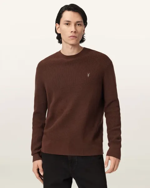 Aspen Waffle Crew Neck Jumper