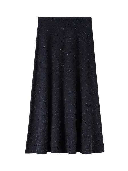 Whistles Annie Sparkle Knit Midi Skirt