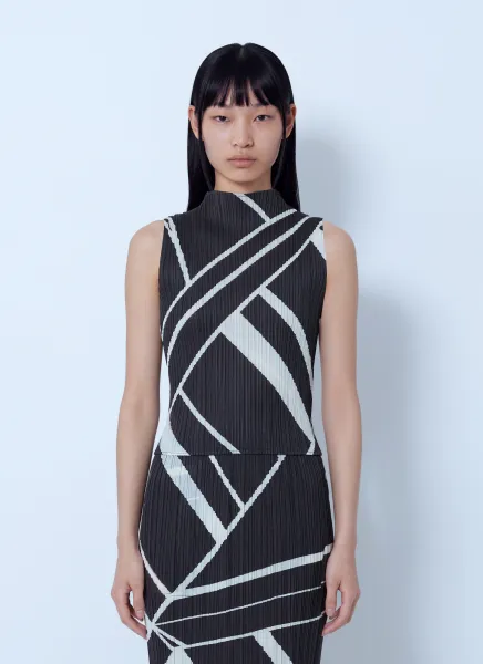 Pleats Please Issey Miyake Fold Line Shirt